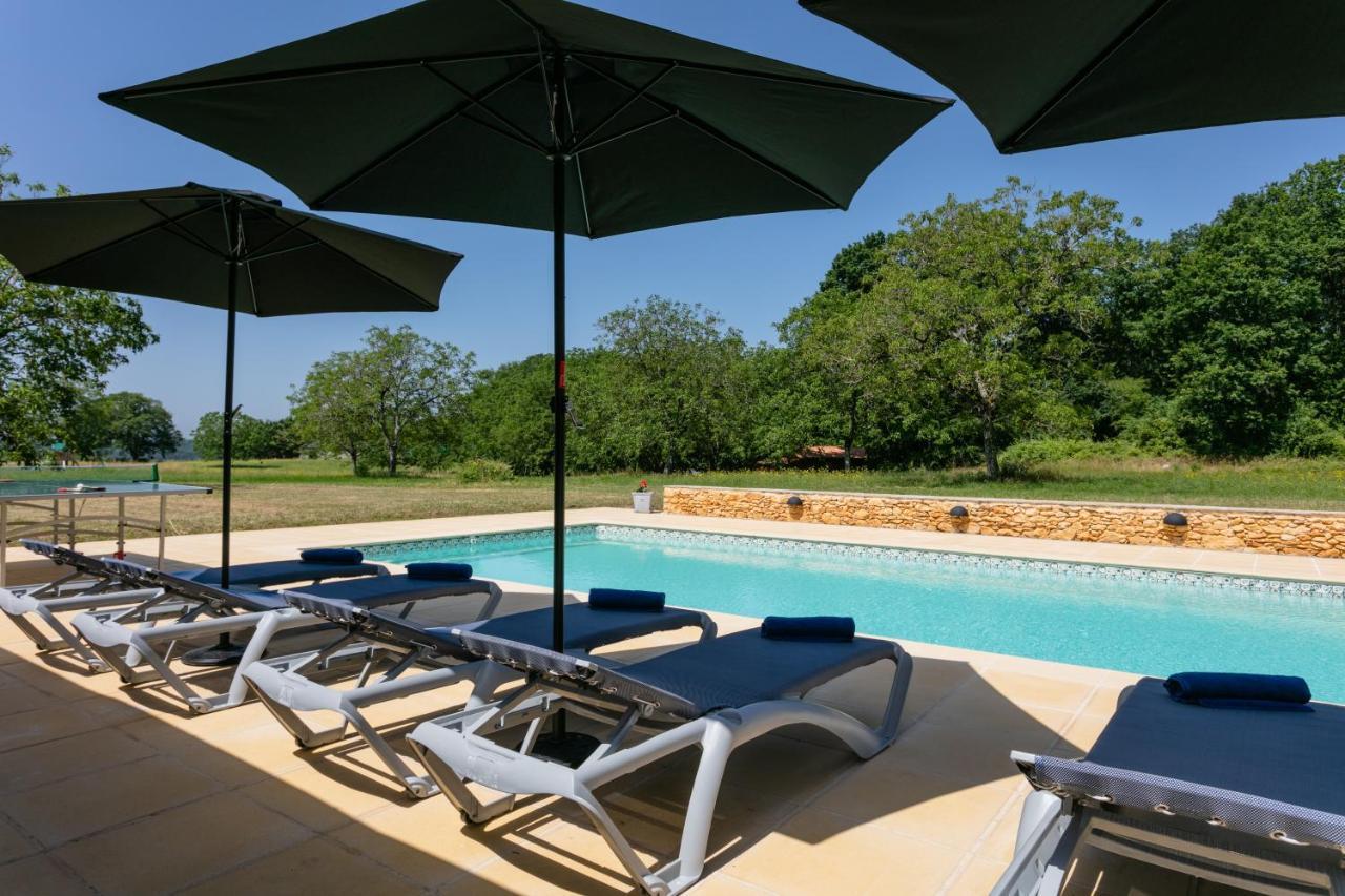 Luxury 3 Bed Home With Heated Swimming Pool Air Con And Boules Pitch Salignac-Eyvigues Екстериор снимка